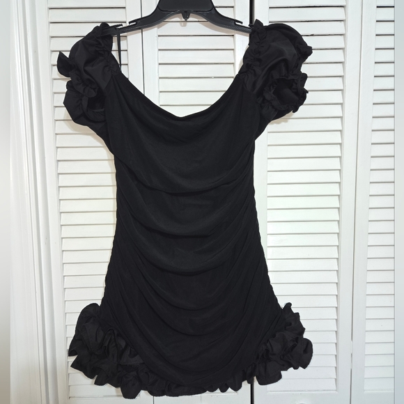 SHEIN Curve Women's 3XL Black Off-Shoulder Dress - Picture 8 of 13